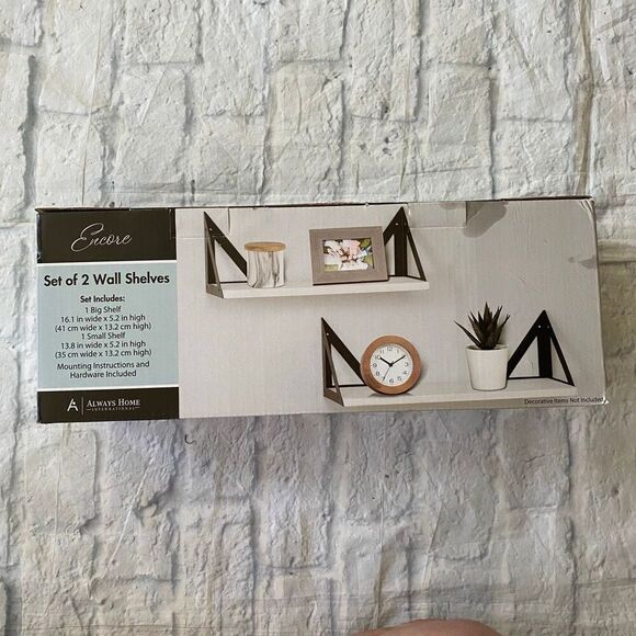 MYCO welcome sign & encore set of 2 hanging shelves - Picture 5 of 8